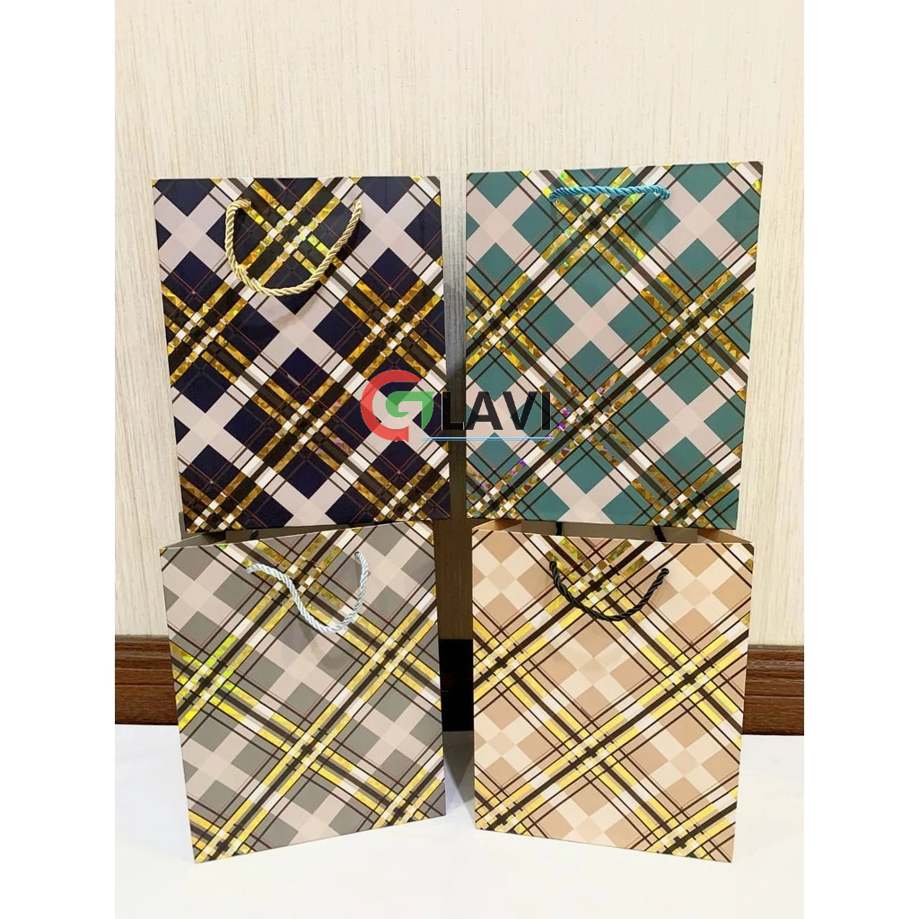 

PAPER BAG GOODIE BAG IMPOR EMAS ABSTRAK TEGAK/ PAPER BAG IMPOR