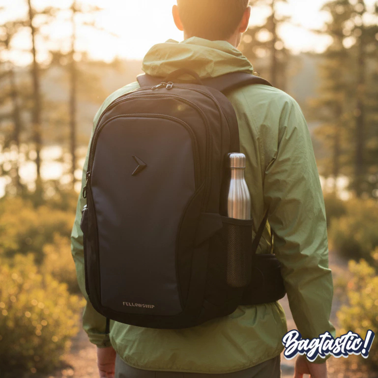 BAGTASTIC Tas Ransel Laptop Backpack Pria D'Grov Original - FREE Raincover bahan Anti Air