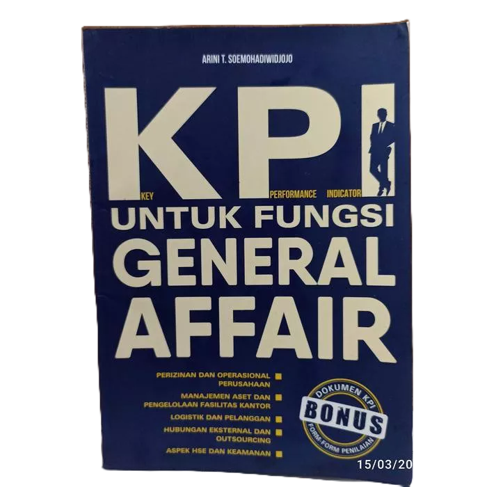 buku bisnis KPI untuk general affair key performance indicator 108 hal