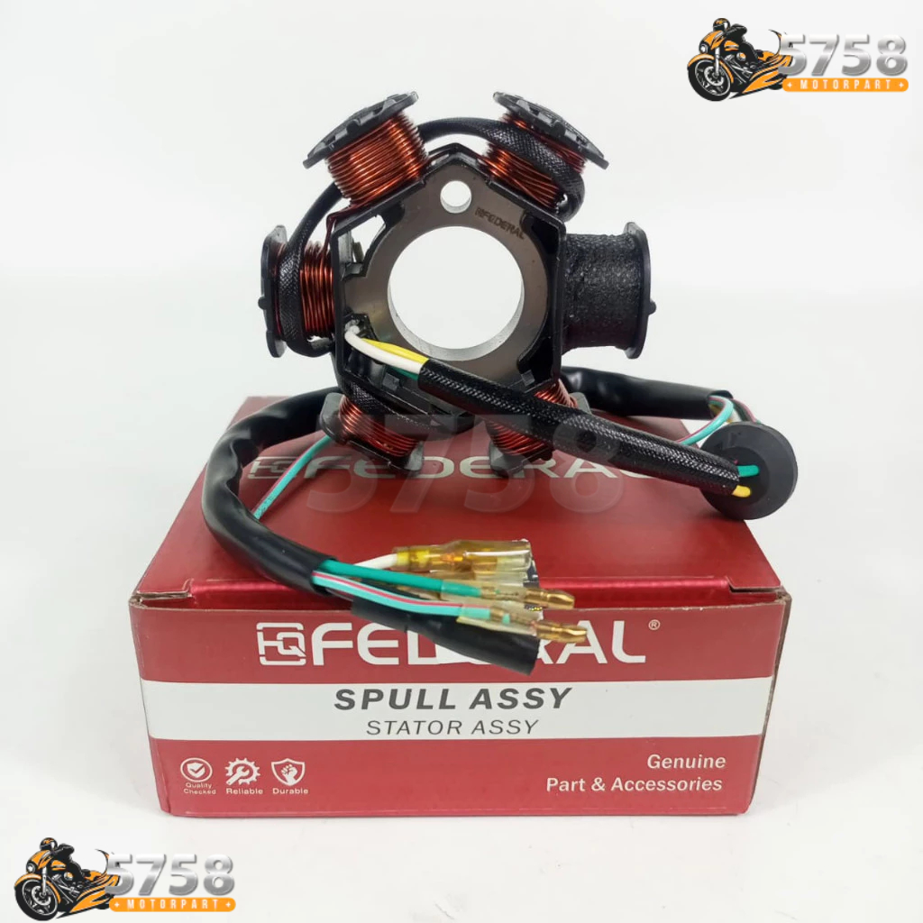 HQ FEDERAL SPULL ASSY + PULSER   GL PRO CDI HQ FEDERAL SPUL SPOOL SPOL KOMPLIT  (5758)