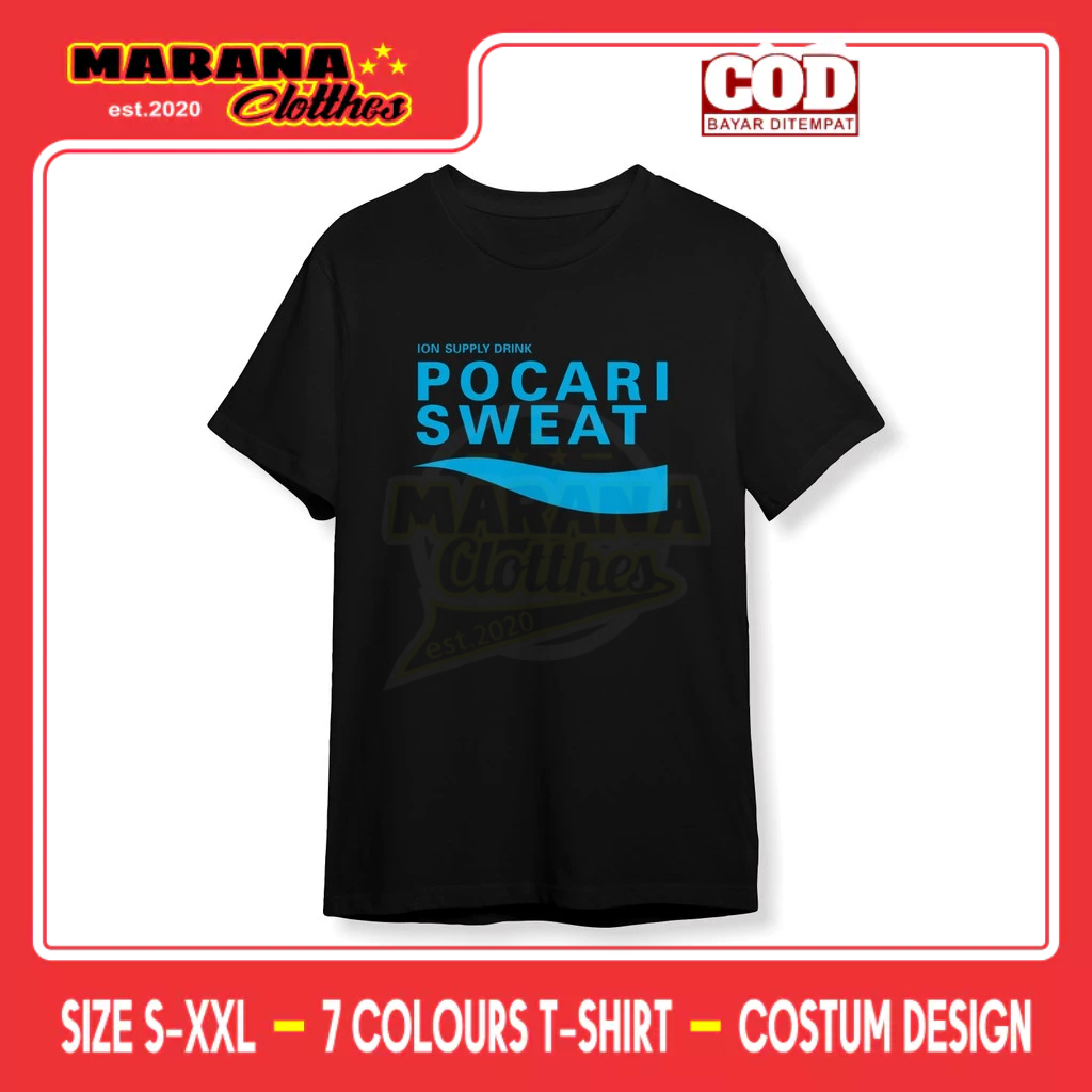 Kaos Pocari Sweat Logo Kaos Distro