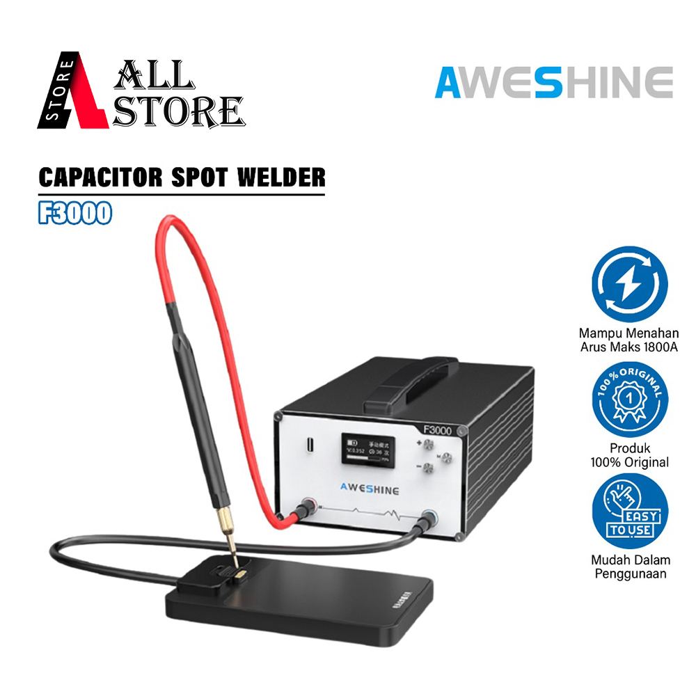 AWESHINE F3000 Farad Capacitor Spot Welder for Battery Cells Welding Machine