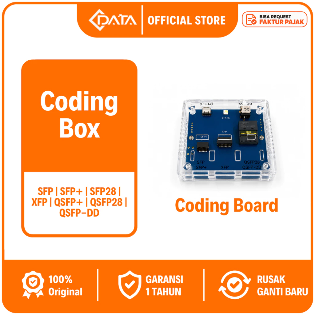 CDATA - ETULINK Coding BOX | Optical Transceiver Programming Tool | SFP / SFP+ / SFP28 / XFP / QSFP+