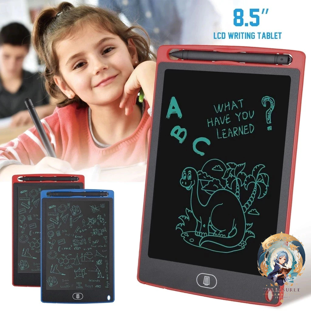 LCD Panel Writing tablet 8.5” - Papan tulis Gambar electric - LCD Drawing Pen Case - Kotak Pensil - 
