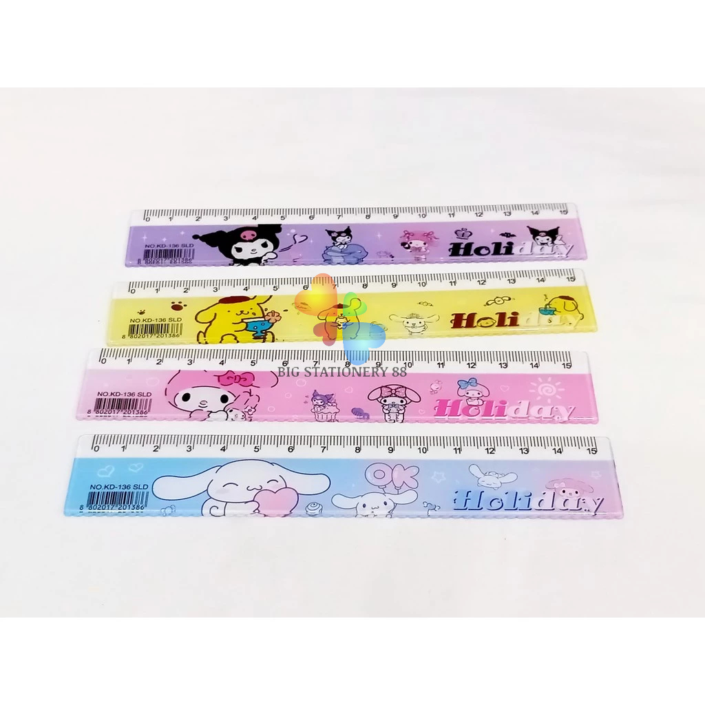 

Garisan 15Cm Fancy Melody Holiday/ Penggaris ukuran 15 cm sanrio melody