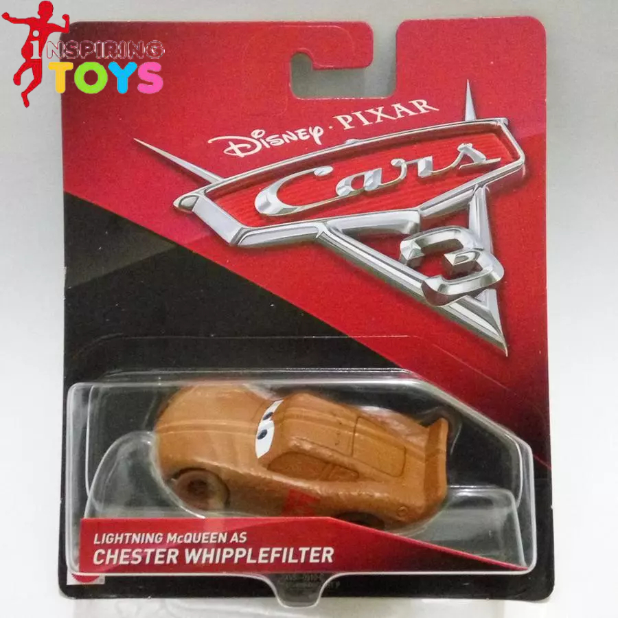 Disney Pixar Cars Lightning Mcqueen Chester Whipplefilter