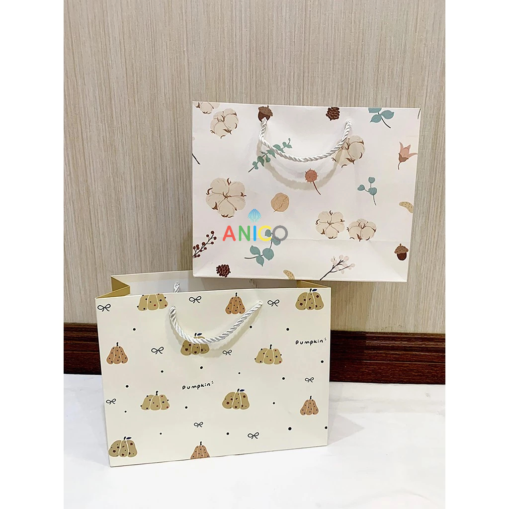 PAPER BAG IMPOR MELINTANG FLOWER KECIL / GOOLDIE BAG / PAPER BAG FANCY/ PAPER BAG KADO