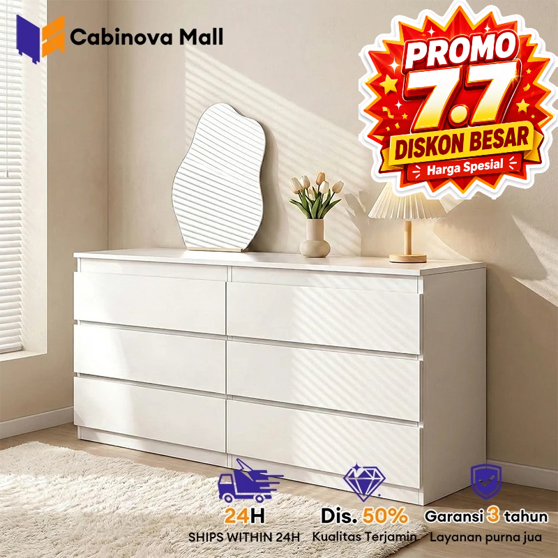Lemari Laci Kayu Chest Drawer Minimalis Lemari Penyimpanan Lemari Laci 5 Susun Serbaguna Chest Laci