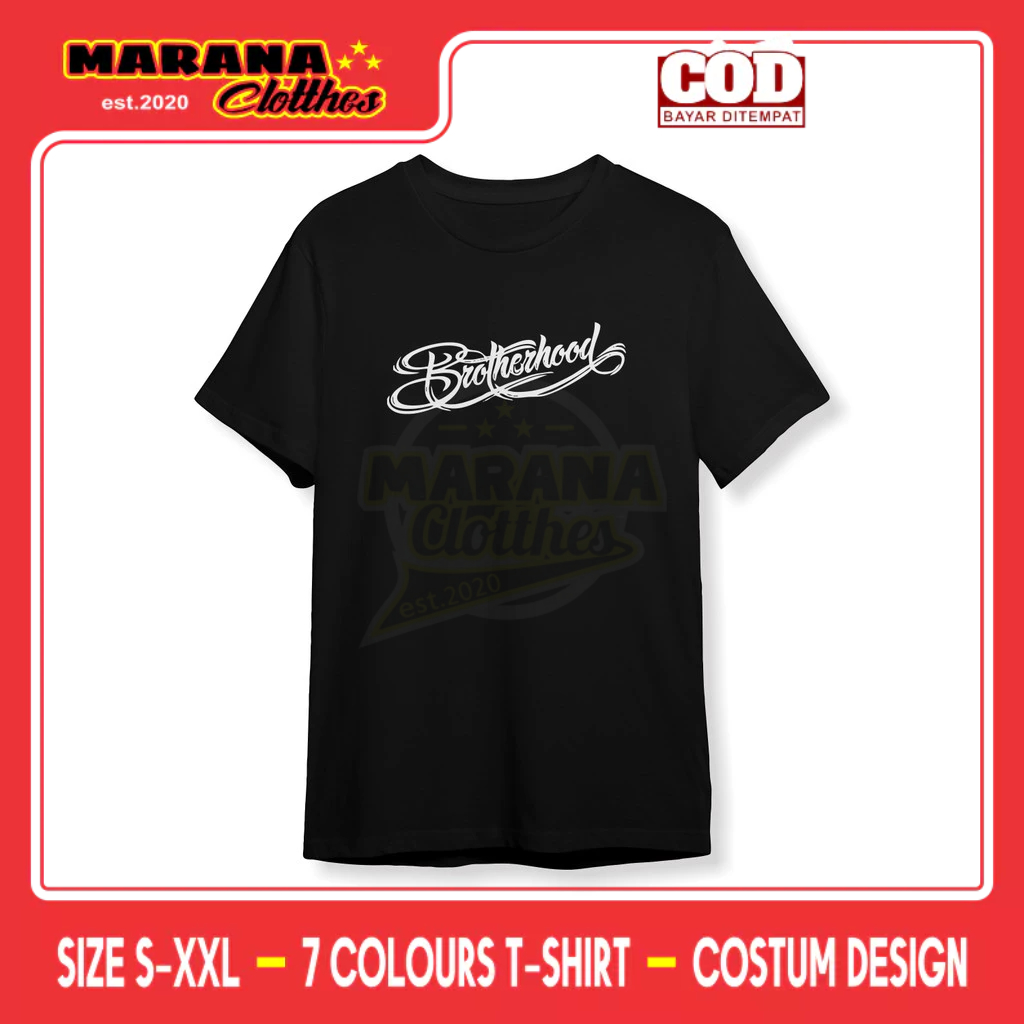 Kaos BROTHERHOOD Kaos Distro