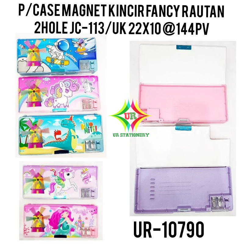 

KOTAK PENSIL ANAK MAGNET RAUTAN KARAKTER DINO UNICORN ASTRONOT / PENCIL CASE JC-113
