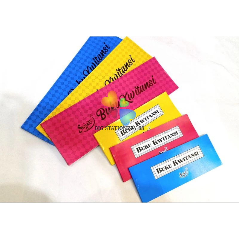 

Kwitansi Kecil Standard per pcs Lux Warna Buku Kuitansi Mini Sedang Besar Keuangan