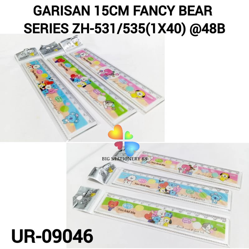 

penggaris 15 cm BEAR /garisan 15 cm/ruler 15 cm BEAR /ZH-531 15cm BEAR