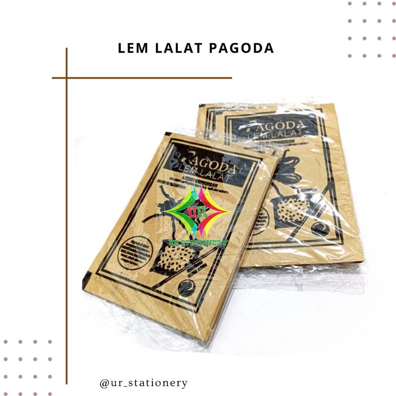 LEM LALAT PAGODA / LEM LALAT KERTAS / PEREKAT LALAT / PERANGKAP LALAT