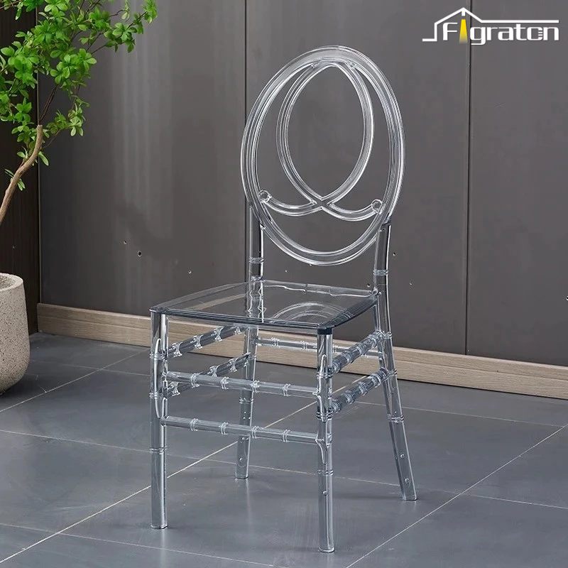 Kursi Wedding Akrilik Kursi Makan Lamaran Pernikahan Transparent Kursi Mewah Dekorasi Pelaminan Wedd
