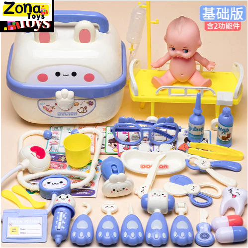 Mainan Dokter Dokteran Anak Mainan Alat Praktek Dokter PlaySet 39/53Pcs Mainan Koper Dokter