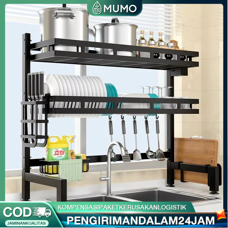 Rak Piring Wastafel Rak Wastafel Dapur Rak Cuci Piring  Rak Dapur Stainless steel
