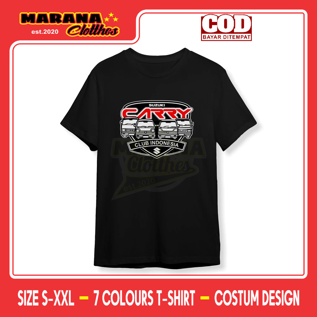 Kaos Mobil Suzuki Carry Club Indonesia Baju Otomotif