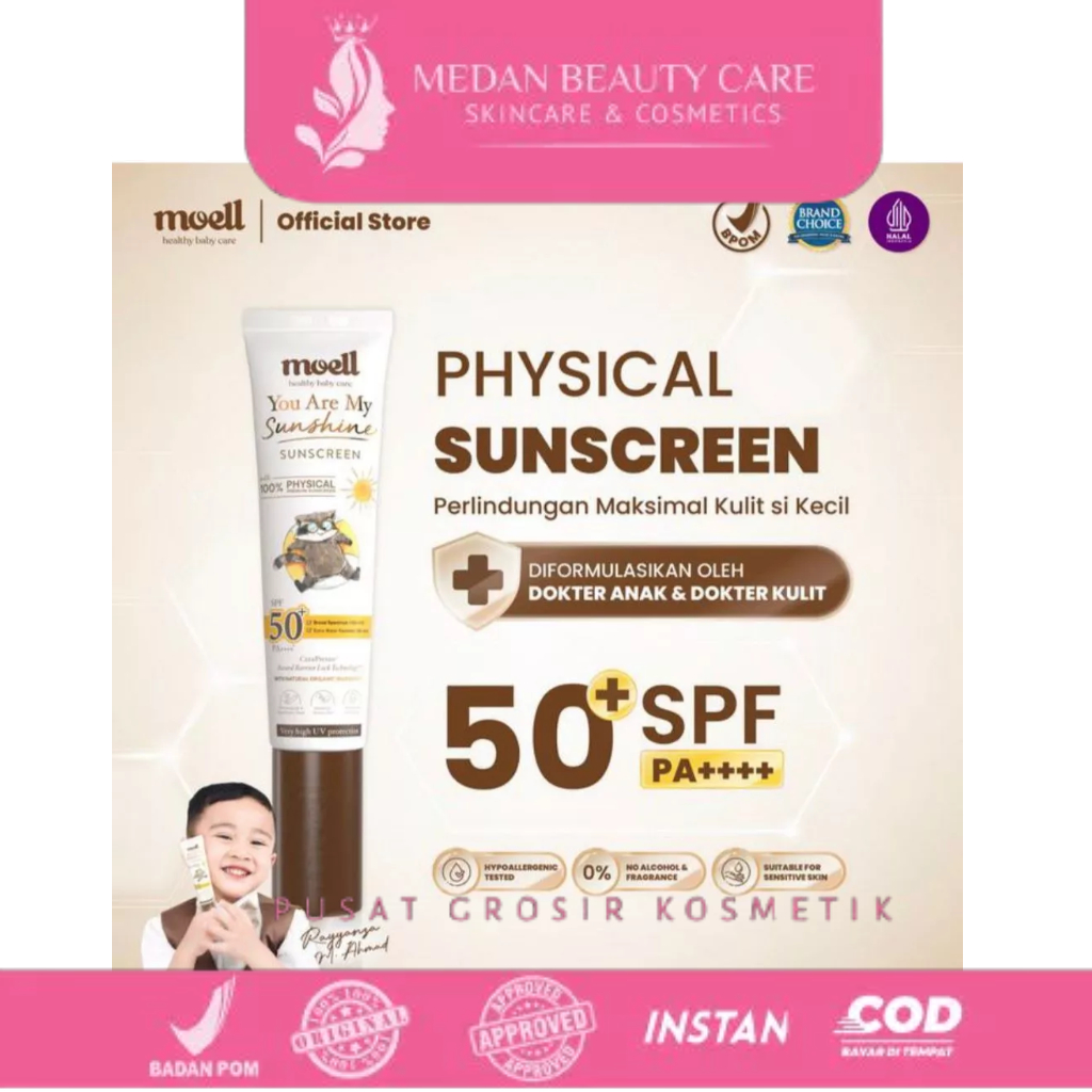 Moell Sunscreen Anak SPF 50+ PA++++