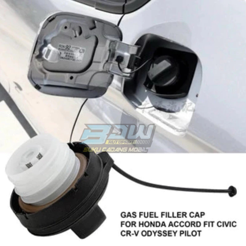 Tali penutup tanki bensin + tutup bensin mobil honda Fuel Filler Cap - Tutup Putaran Tangki Minyak B