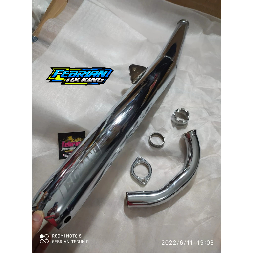 Knalpot boban bobokan bandung set original c39 c33 nuklir