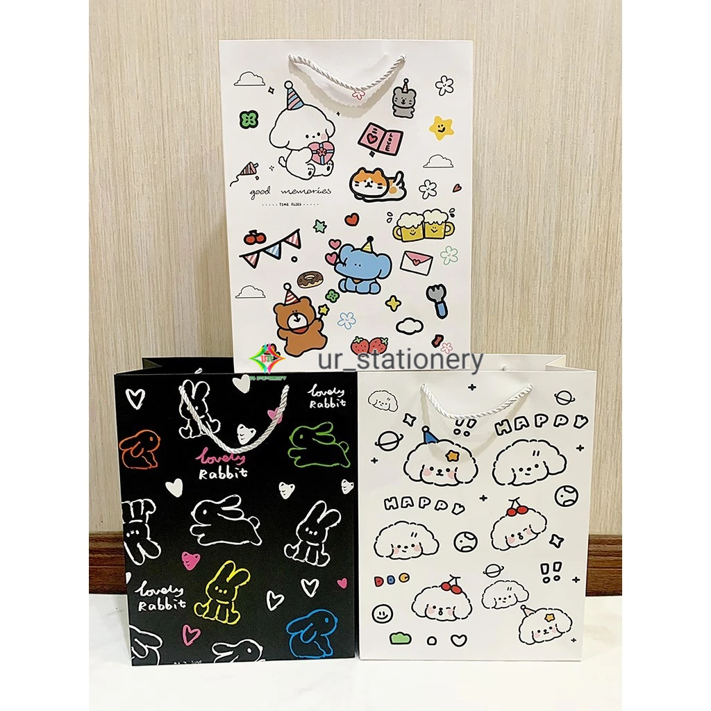 

PAPER BAG IMPOR FANCY SANRIO PUPPY TEGAK SEDANG / PAPER BAG LUCU / PAPER BAG FANCY /PAPER BAG IMPOR LUCU
