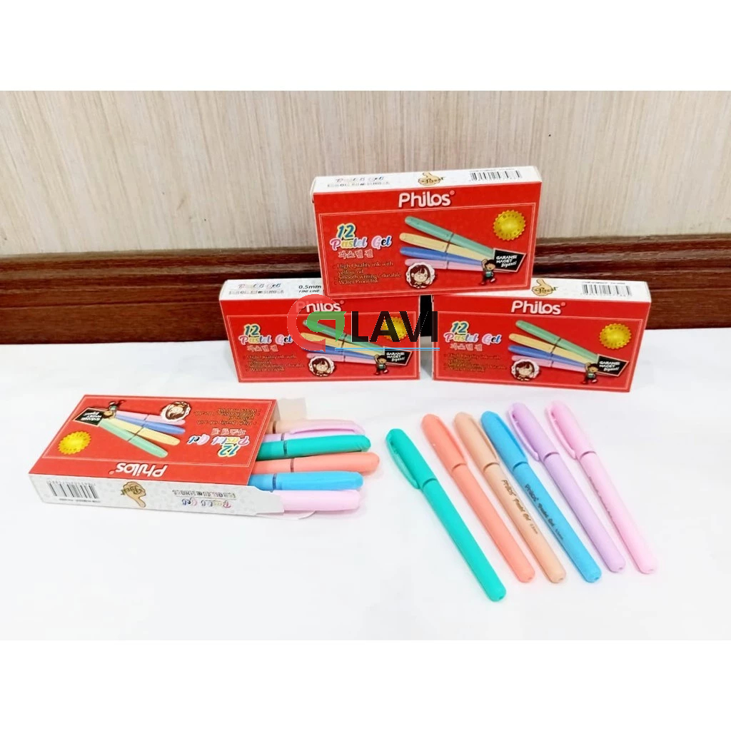 

12 PCS - Pulpen Gel Ipen Body Stabilo || Bolpoint Apple Murah Philos