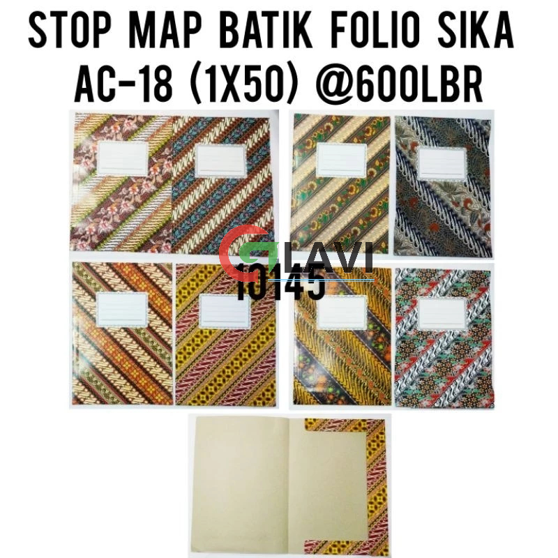 STOPMAP BATIK / STOP MAP BATIK / STOFMAP BATIK / MAP KERTAS BATIK