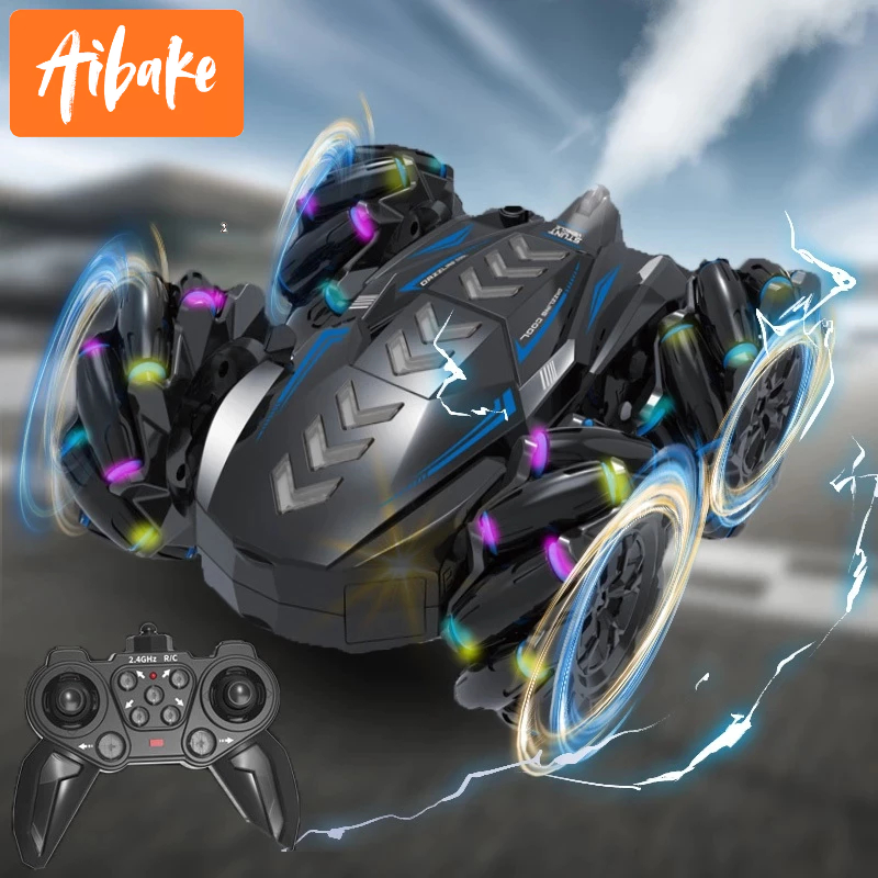 Mainan Mobil Remot Mainan Mobil RC Drift Buggy Lampu LED 2,4GHZ Mobil RC Mesin 2 Tak Supra