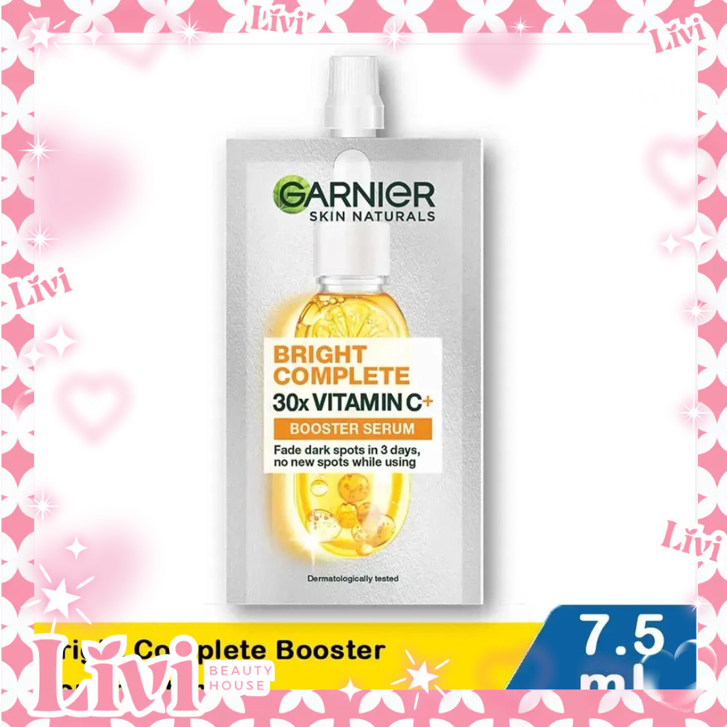 LIVI - Garnier Bright Complete Vitamin C Booster Serum(SACHET 7,5ml)