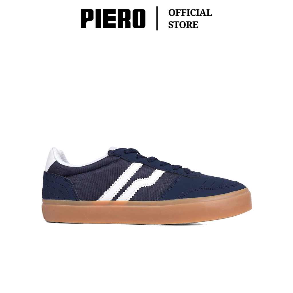 PIERO SEPATU SNEAKERS PRIA ALASKA NAVY/GUM/WHITE PIE1000301