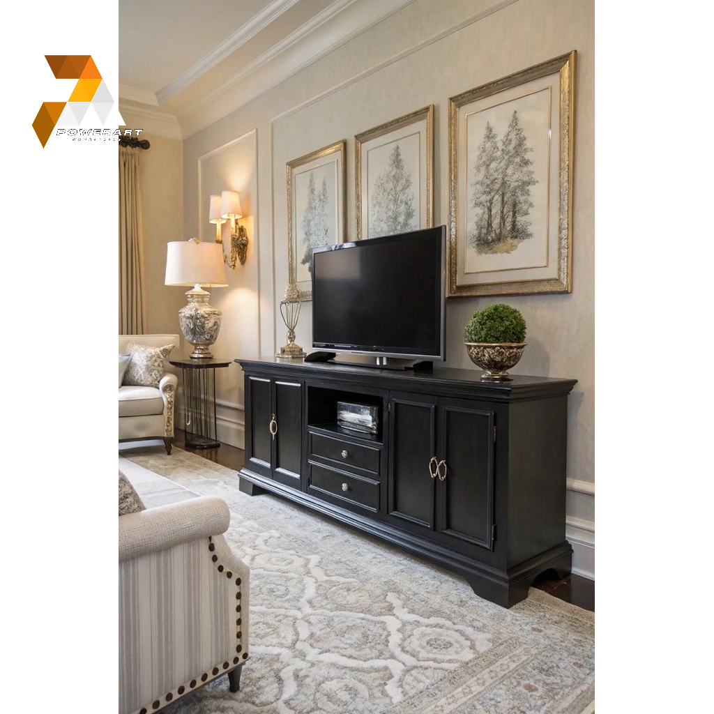 MEJA TV KLASIK MODERN BUFFET TV MODERN MINIMALIS RAK TV CABINET TV