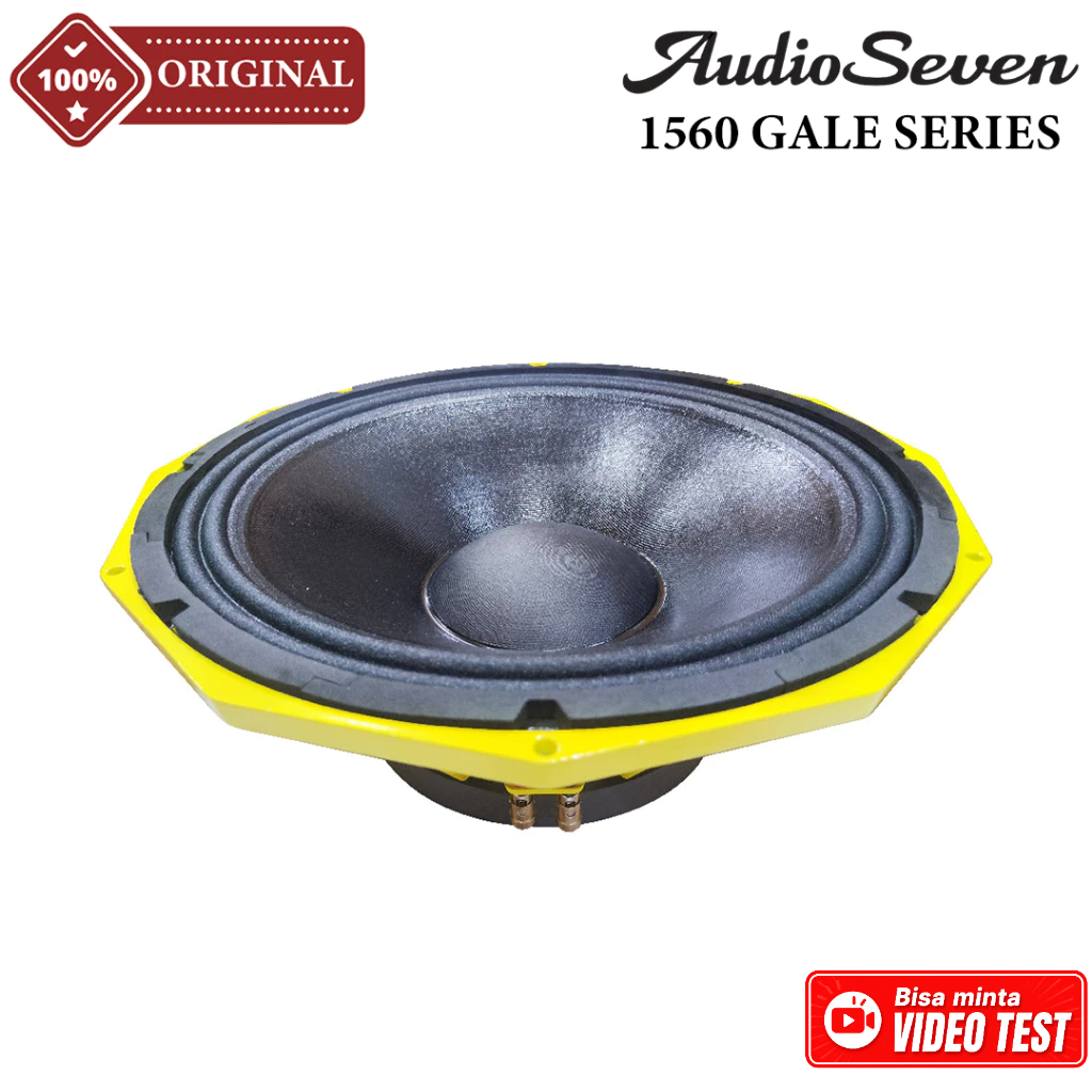 Komponen Speaker 15 Inch AUDIO SEVEN PD.1560 | PD1560 Gale Series Original Coil 4 Inch