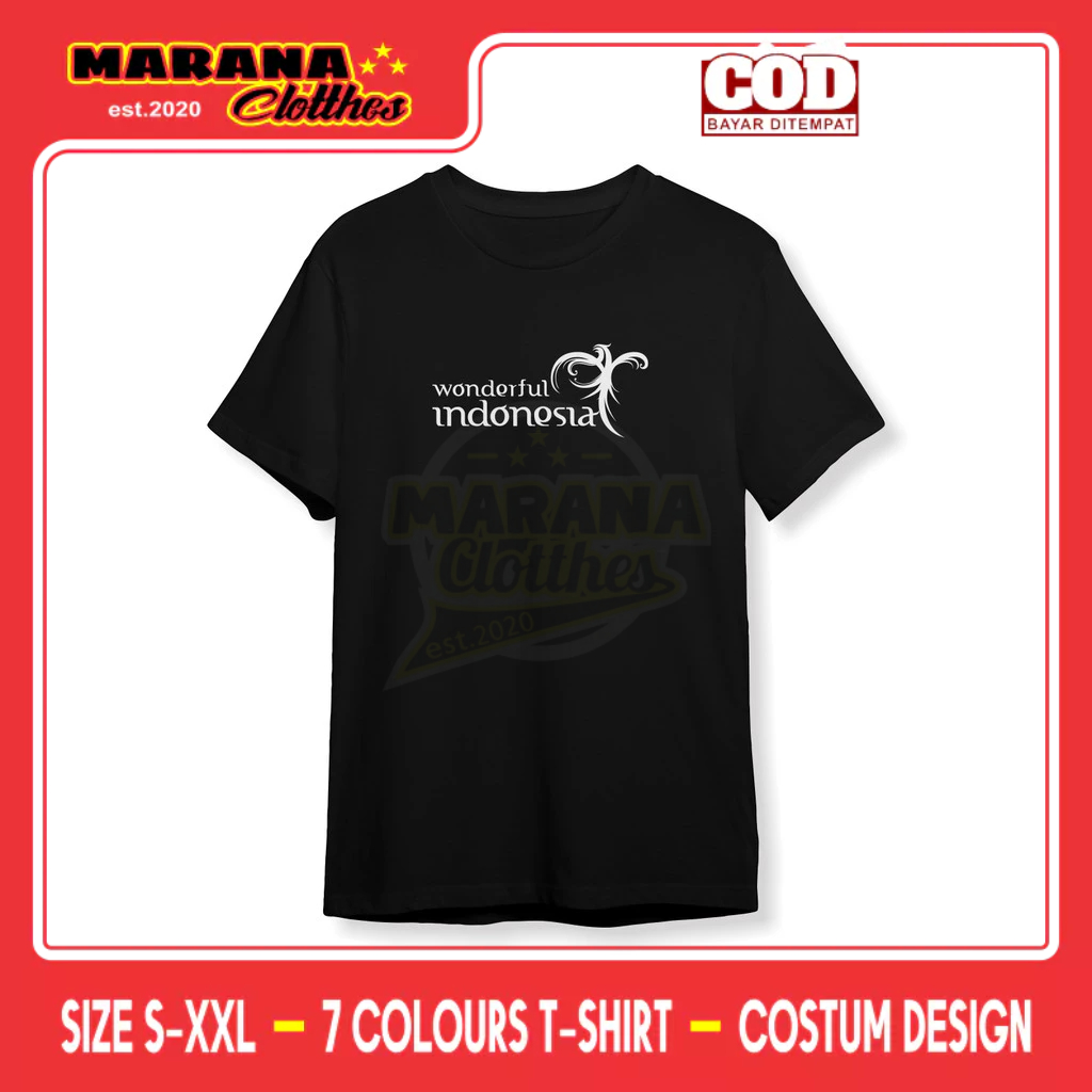 Kaos Wonderful Indonesia Kaos Distro