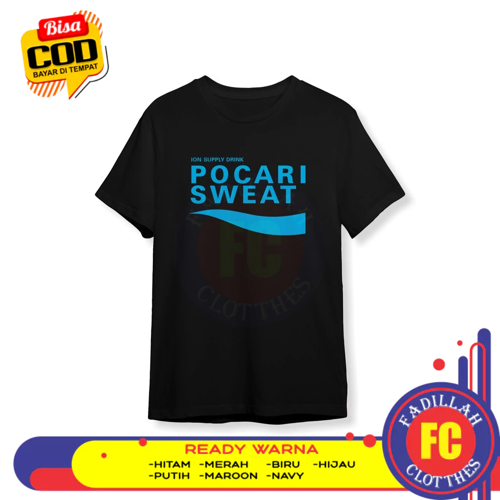 Baju Kaos Pocari Sweat Logo Kaos Distro