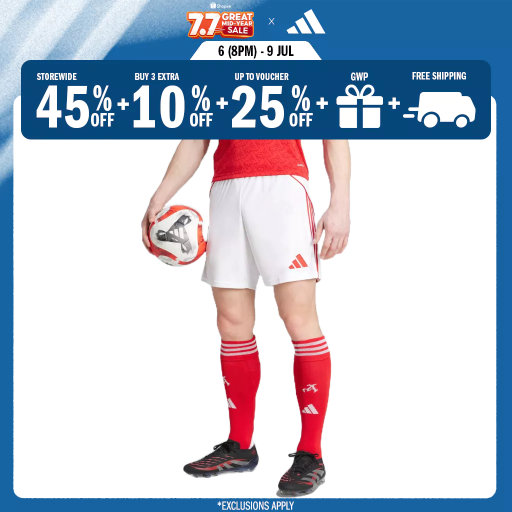 adidas Football Arsenal 25/26 Home Shorts Men White JI9515