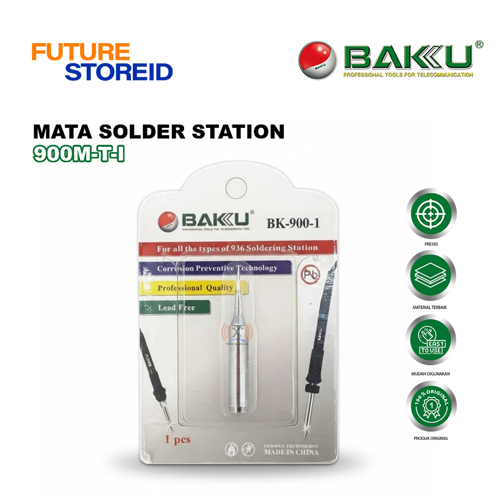 SOLDER TIP 900M-T-I SILVER ORIGINAL - UJUNG MATA SOLDER 900M T I SILVER ORIGINAL - MATA SOLDER STATI