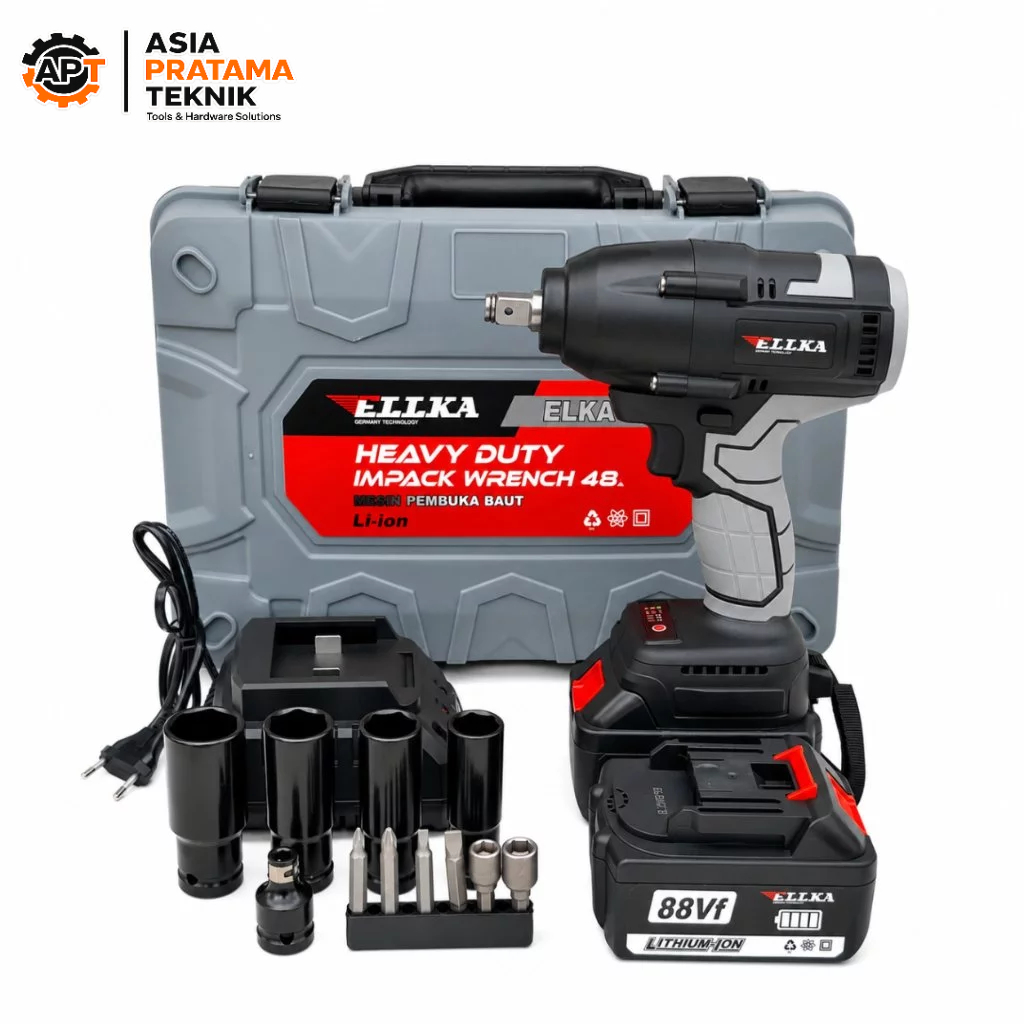 Cordless Impact Wrench Brushless Bor Baterai YUKIDO 48 V