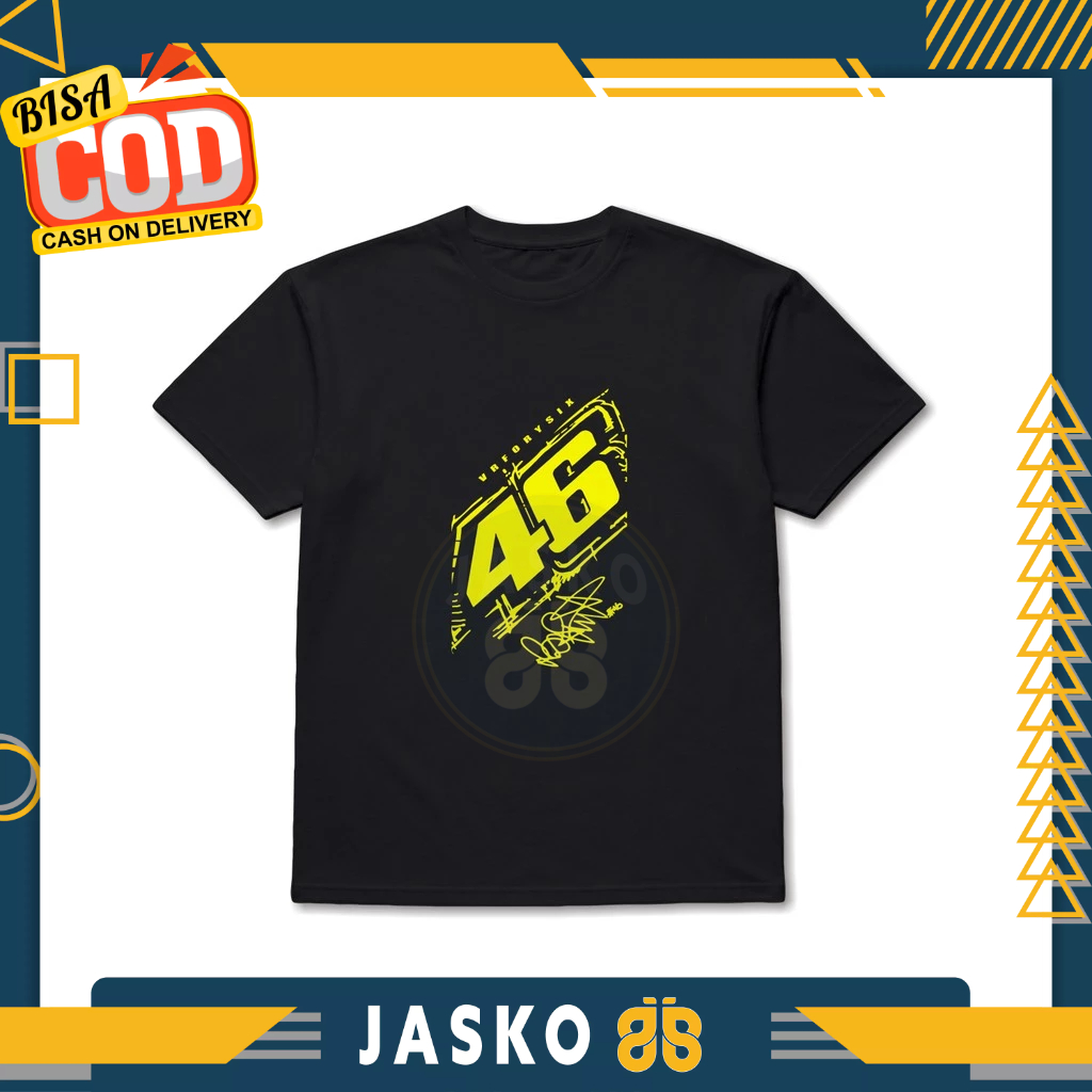 Baju Tshirt Racing VR46 VRFORYSIX Baju Otomotif
