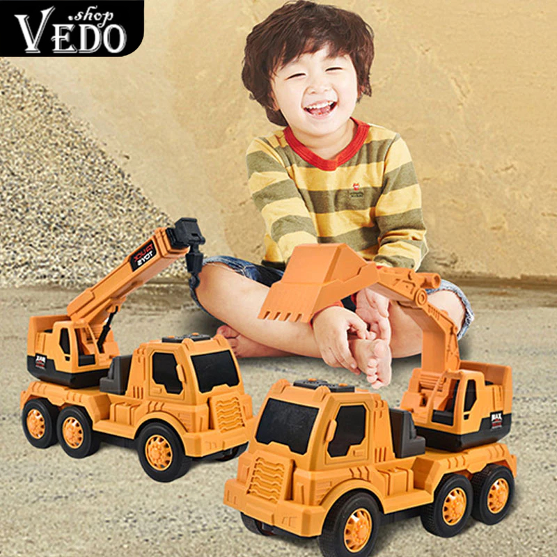 RC Mobil Truk Konstruksi  Remot Control Mobil Fire Truck Tahan Banting Remote Control Mobil Kontruks