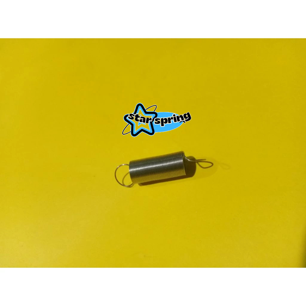 per spring tarik lentur 04mm od 7.5mm panjang 3 cm stainles