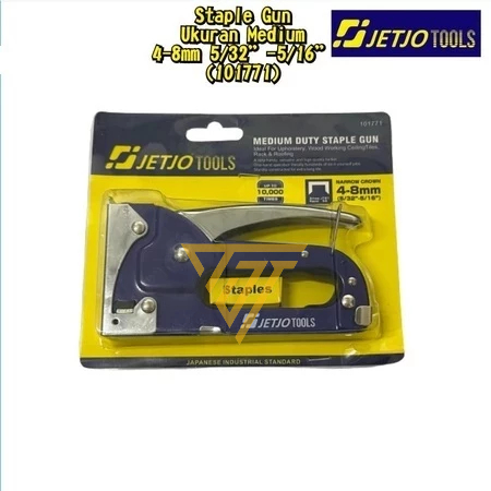 

JETJO Tools 101771 Staple Gun Tracker Tembak MEDIUM 4-8mm