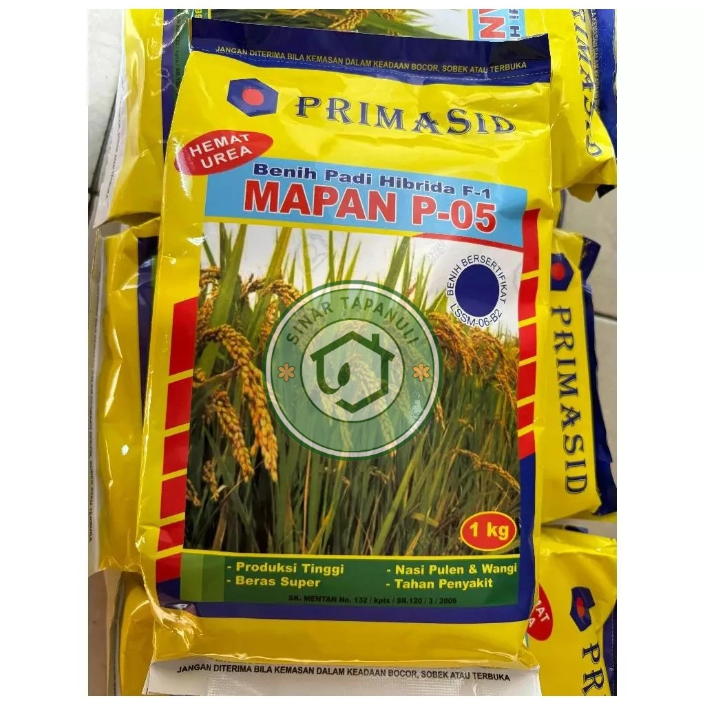 READY BANYAK, Bibit padi mapan hibrida 1kg kemasan pabrik, beras pulen dan wangi