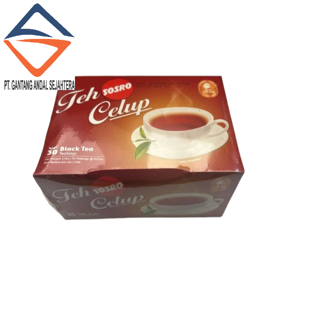 

TEH CELUP SOSRO ISI 30 TEA BAG /KOTAK