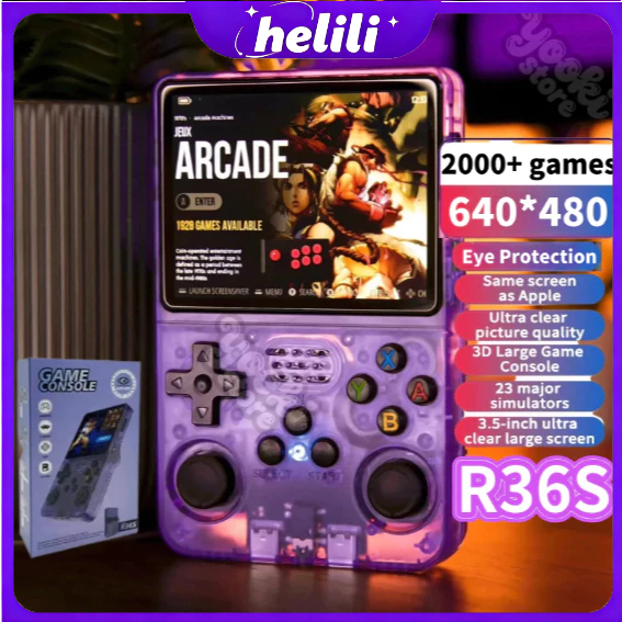PERFA_KENI - GAME RETRO R36S 128GB PSP HANDHELD KONSOL GAME PSP PS1 NINTENDO