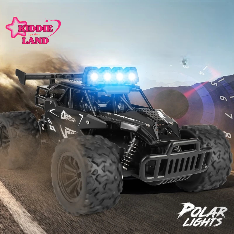 Mobil Remote Control Full Propo RC Mobil Offroad dengan Lampu LED Bodi Alloy Frekuensi 2.4GHZ