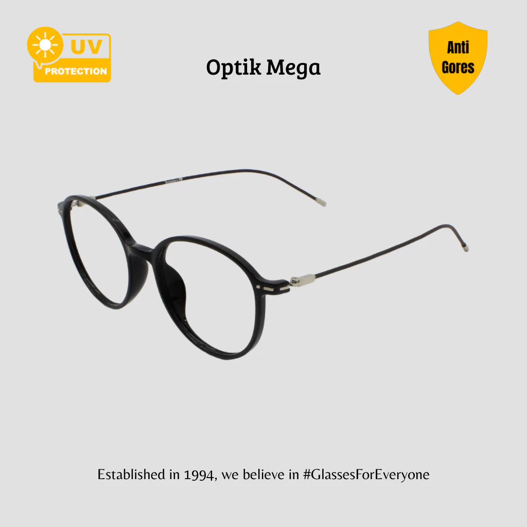 OPTIK MEGA - BOSSINI Acetate 8093 Matt Black/Purple/Black Unisex