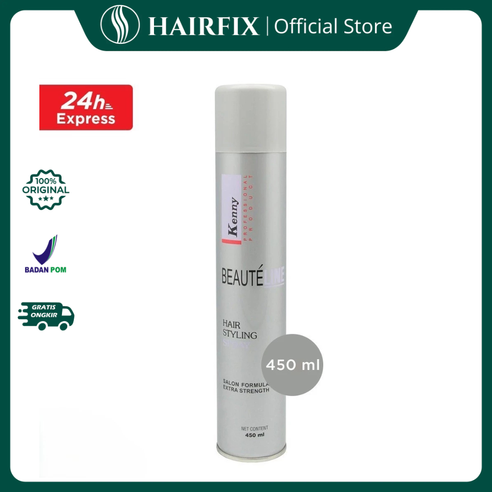 KENNY Extra Strength Hair Styling Spray 450ml – Spray Penata Rambut Tahan Lama & Kuat