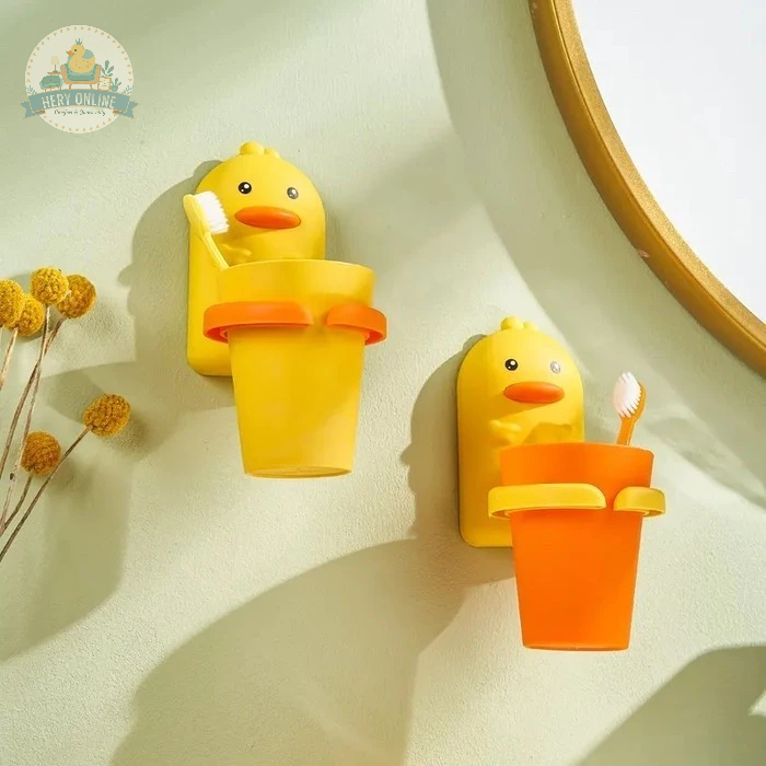 HO TEMPAT GANTUNG SIKAT GIGI ANAK TEMPEL