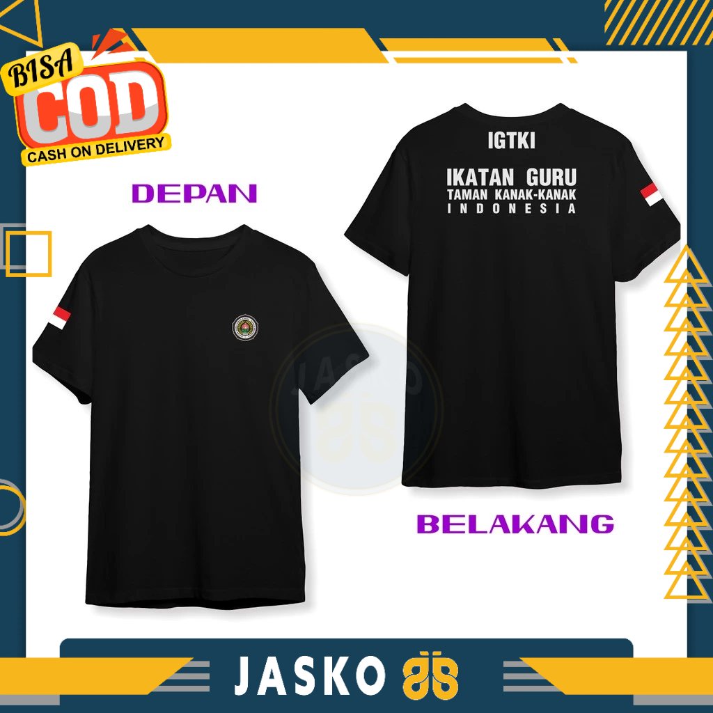 Baju Tshirt IGTKI Ikatan Guru Taman Kanak-Kanak Indonesia DB Kaos Distro