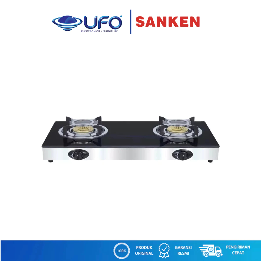 Sanken Kompor Gas 2 Tungku 90cm SG363BX | SG 363 BX